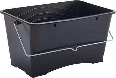ProDec 15 Litre Large Plastic Paint Scuttle Bucket with Metal Handle