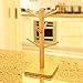 cuteadoy Mug Rack Tree, Removable Bamboo Mug Stand, Storage Coffee Tea Cup Organizer Hanger Holder with 6 Hooks
