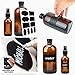 ESARORA Glass Spray Bottle, Amber Glass Spray Bottle Set For Essential Oils - Cleaning Products - Aromatherapy (16OZ x 2, 4OZ x 2, 2OZ x 4)