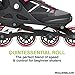 Rollerblade Macroblade 80 Mens Adult Fitness Inline Skate - Black/Orange - 80 mm / 82A Wheels with SG5 Bearings - Performance Skates - US Size 10, Black/Orange, Size 10