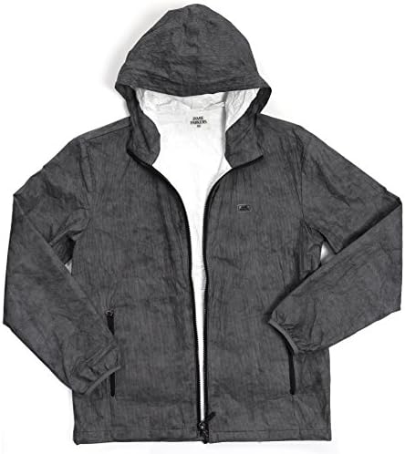 Jamie Parkers Ultralight/Water Resistant “Paper Jack” Windbreaker for Men (Medium, Grey)