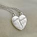 Mother & Daughter Pendant Necklace - 2x20'' Chain + 2 Necklace Pendants