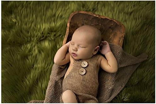Newborn Baby Photography Photo Props Boy Girl Costume Outfits Jumpsuit (Brown)