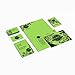 Wausau Papers Neenah Paper 21811 Astrobrights Colored Cardstock, 8.5” x 11”, 65 lb/176 GSM, Martian Green, 250 Sheets