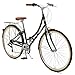 Retrospec by Westridge Critical Cycles Beaumont-7 Seven Speed Lady's Urban City Commuter Bike; 44cm, Olive, 44cm/Medium