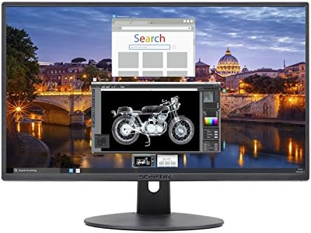 Sceptre E225W-19203R 22" Ultra Thin 75Hz 1080p LED Monitor 2x HDMI VGA Build-in Speakers, Metallic Black 2018 7 Sceptre E225W-19203R 22" Ultra Thin 75Hz 1080p LED Monitor 2x HDMI VGA Build-in Speakers, Metallic Black 2018