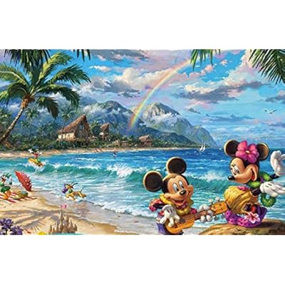 Buy Ceaco 750 Piece Thomas Kinkade The Disney Collection Mickey And Minnie In Hawaii Jigsaw Puzzle Kids And Adults Online In Turkey B07v5dp5tk