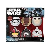Star Wars The Force Awakens Set of 6 Christmas Tree Ornaments