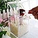 Makeup Brush Holder，Cosmetic Brush Organizer with Lid，Dustproof Makeup Brush Containers with Free Pearls