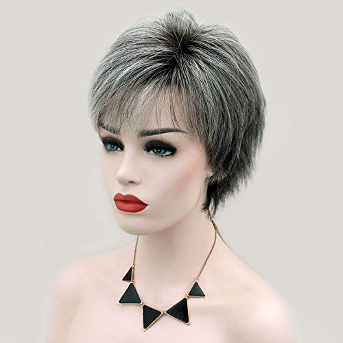 UniWigs Patsy Synthetic Wig, Silver Grey Color Short Wig