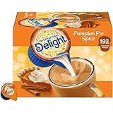 International Delight, Pumpkin Pie Spice, Single Serve Coffee Creamer, Pack of 192, Shelf Stable Non-Dairy Flavored Coffee Creamer, Great for Home Use, Offices, Parties or Group Events