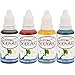 4 Color Custom Body Art Water-Based Airbrush Face and Body Paint Make-Up Kit