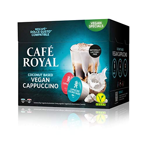 Café Royal Cappuccino Coconut Vegan 48 Dolce Gusto®* Kaffeekapseln, 3er Pack (3 x 16 Kapseln) – Bild 3