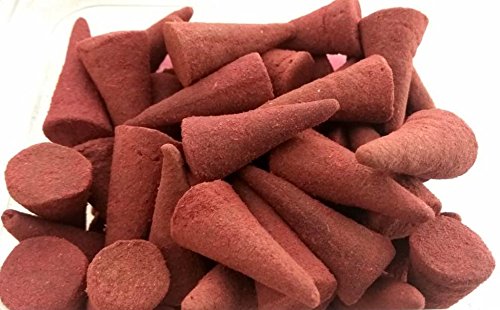 100% Original Low Smoke Rose Fragrance Premium Quality DHOOP Cones(Approx 90-95 Cones)