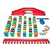 Bulk Dominoes Kinetic Domino Kit | Dominoes Set, STEM STEAM Small Toys, Family Games for Kids, Kids Toys and Games, Building, Toppling, Chain Reaction Sets (68pc)