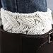 FAYBOX Short Women Crochet Boot Cuffs Winter Cable Knit Leg Warmers Ivory