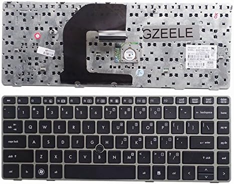 GZEELE Laptop replacement keyboard for HP 8460P 8460W 6460B 6460 8470 8470B 8470P 8470W 6470