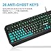 Gaming Keyboard Mouse LED Combo – Hcman 18 Different Macro Keys,Backlit Wired Membrane Keyboard & Programmable 7 Buttons & 5 DPI Mode USB Gaming Mouse, Support Macro Editor, for PC MAC Computer Gamersthumb 4