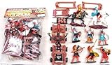 Warriors & Armor Playset (8 Warriors, 2 Horses, Cannon or Catapult & Accessories) (Bagged) Playsets