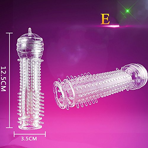 sandywident 5pcs Adult Sex Fun Elastic Rubber Reusable Condoms Adult Couples Toy Sex Extender Products Condom Sex Massager