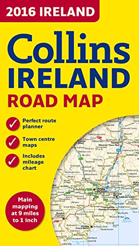 2016 Collins Ireland Road Map by Collins Maps