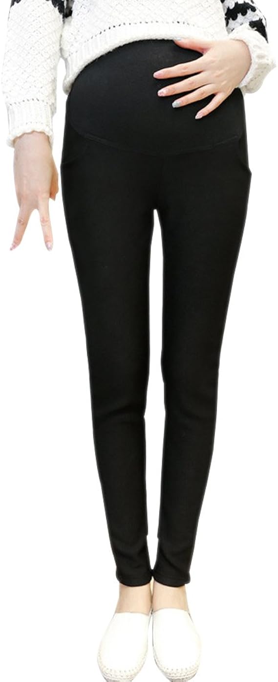 Amazon Co Jp Xfentech 新しい 女性の腹のサポートマタニティ弾性レギンスパンツ 服 ファッション小物