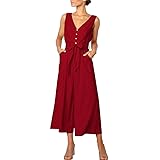 Hemlock Women Floral Print Jumpsuit V Neck Waist