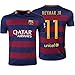 Barcelona Neymar #11 Home Soccer Jersey Kids Football Kit Free Matching Shorts Size YS YM YL (Youth Medium 8-10 years old)