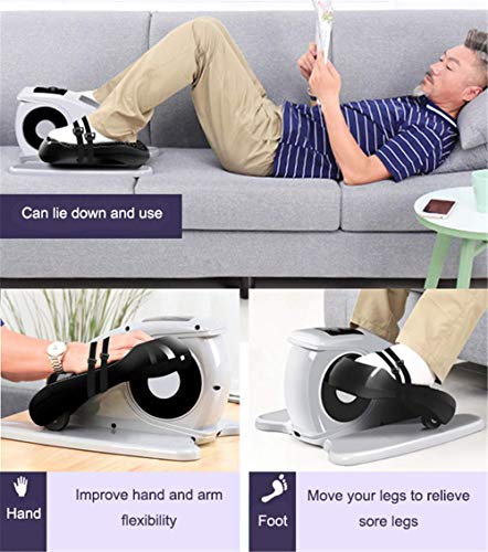 AJH-Desk-Elliptical-with-Built-in-Display-Monitor-and-Remote-Control-Easy-Assembly-Adjustable-Resistance-Quiet-CompactElectric-Elliptical-Machine-Trainer