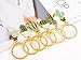 Demarkt Cute Cactus Keychain Hanging Ornament Purse Bag Keyrings for Women (Cactus F)