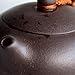 Teapot Chinese Gongfu Tea Clay Genuine Black Sand HeiJinGang Tea Xishi Pots (6.8oz/200cc)