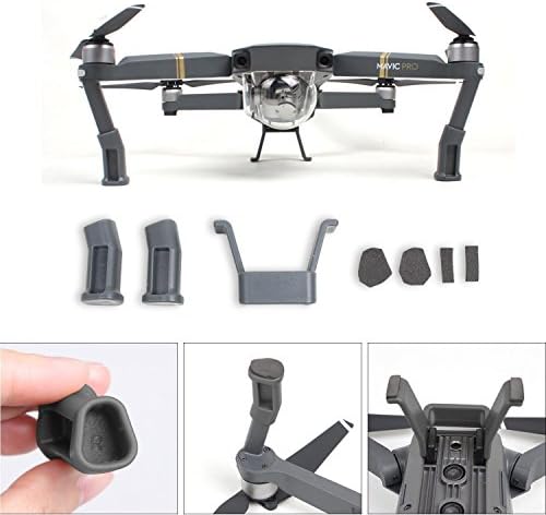 Landing Gear Leg Height Extender Kit Riser Set Stabilizers with Protection Pad For DJI Mavic Pro