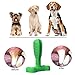 AUSXINX 2019 Newest Dog Toothbrush Stick-Puppy Dental Care Brushing Stick Effective Doggy Teeth Cleaning Massager Nontoxic Natural Rubber Brite Bite Resistant Chew Toys for Dogs Pets