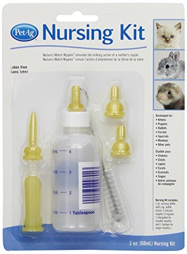PetAg® Complete Nursing Kits & Replacement Nipples for Kittens & Small Animals (2-Pack) …