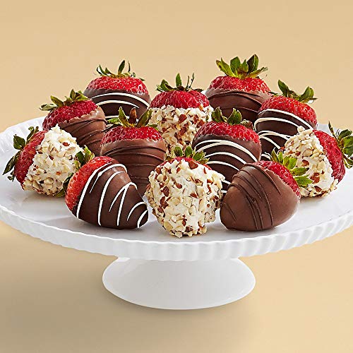 Sharis Berris Full Dozen Handdipped Sugar Free Strawberries 12