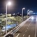 TENKOO Solar Street Lights Outdoor 26400mAH Lithium Battery Ultra Bright, Auto On/Off by PIR Motion/Light Sensor, LED Security Street Lights Dusk to Dawn for Outdoor Area Lighting