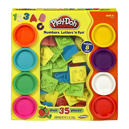 Play-Doh Numbers Letters N Fun Art Multi Kids Toddler Games Play Set Playdough