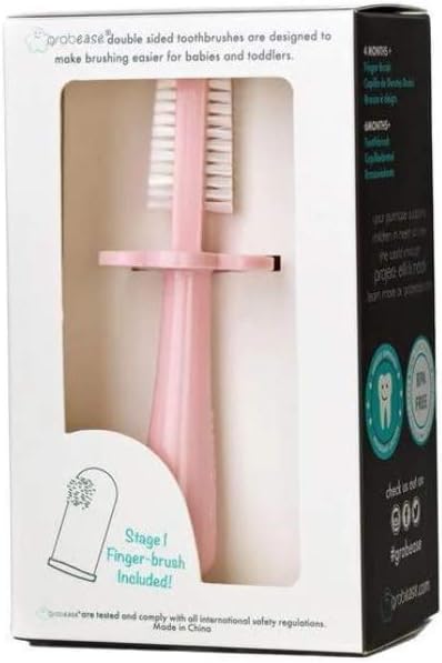 Grabease Double Sided Toothbrush, Blush, 0.18 kg - Image 4