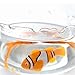 Fish Toy Robotic Swimming Fish 4 pcs Battery Operated Electric Swimming Diving Floating Water Activated Clown fish Robotic Fish in Water Magical Electronic Toy Kids Children Gift Safety Material