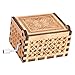 Akozon Music Box 10pc Wooden Hand Crank Music Box Mechanical Hand Crank Classic Craft Birthday Gift