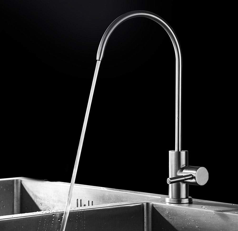 Drinking Water Filter Faucet Stainless Steel Brushed Nickel Kitchen Bar Sink，Lead-Free Modern Water Filter Faucet - - 