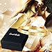 GuqiGuli 14k Yellow Gold Plated Fashion Idiom Hinged Bangle Bracelets for Women and Girls, 7