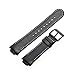 Kartice for ASUS ZenWatch 3 Band,Vintage Genuine Leather Watch Band Strap Replacement Watchband with Secure Metal Clasp Buckle for ASUS ZenWatch 3 WI503Q Black