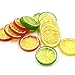 Lorigun 30pcs Fake Lemon Slice Garnish Artificial Fruit Faux Food House Bar Decoration Cocktail Party Arrangement(Red Green Yellow,Each Color 10Pcs)