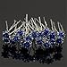 TQWY 20pcs Bridal Wedding Metal Hair Pins Rose U-shaped Design Collection Crystal Hair Pins Clips.
