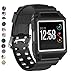 Fitbit Ionic Accessory Bands, Manly Case Women Cute Strap Rugged Pro G-shock Like Protective Wristband for Fitbit Ionic Smartwatch