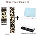 Bandmax Fabric Replacement Strap Compatible Apple Watch, Bandmax Stainless Steel Metal Clasp Buckle Comfortable Denim Fabric Watch Band Compatible Apple Watch Series 3/2/1(Leopard Pattern 38MM)