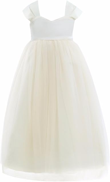 cream colored flower girl dresses