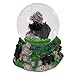 Black Bears in the Woods Glass Musical Snow Globe Plays Song Born Free
