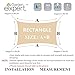 Garden EXPERT 12'x16' Sun Shade Sail Sand Rectangle Canopy Sail Shade Cloth for Patio Garden Outdoor Backyard